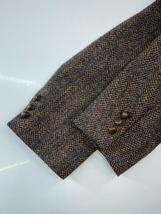 HARRIS TWEED◆60s-70s/USA製/テーラードジャケット/-/ウール/BRW/877971_画像7