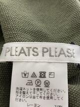 PLEATS PLEASE ISSEY MIYAKE◆ノースリーブワンピース/3/レーヨン/カーキ/pp93-kh772_画像3