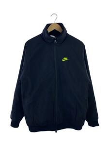 NIKE◆BIG SWOOSH BOA JACKET/L/ポリエステル/BLK/BQ6546-017/ナイロン地汚れ有