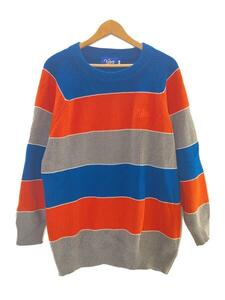 Keboz* свитер ( толстый )/XL/ хлопок / многоцветный / окантовка 