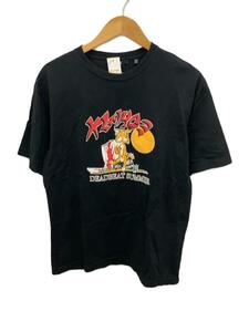 X-LARGE◆Tシャツ/L/コットン/BLK/プリント/101212011050