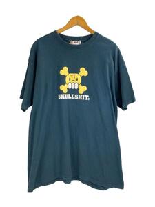 ANVIL◆SKULLSHIT/90s/USA製/Tシャツ/XL/コットン/BLK/プリント