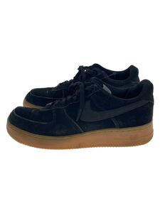 NIKE◆AIR FORCE 1 07 LV8 SUEDE/ブラック/AA1117-001/27.5cm/毛羽立ち有