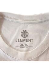 element◆Tシャツ/XL/コットン/WHT/無地/BC021-260_画像3