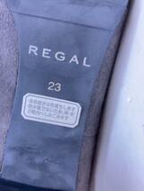 REGAL◆ショートブーツ/23cm/GRY/スウェード_画像5