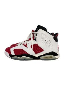 NIKE◆AIR JORDAN 6 RETRO GS/エアジョーダン/384665-106/ハイカットスニーカー/25cm