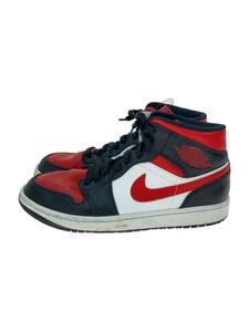 NIKE◆AIR JORDAN 1 MID_エアジョーダン 1 ミッド/27cm/RED