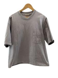 AURALEE◆Tシャツ/4/コットン/GRY/無地/A22STO1SU