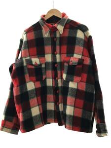 Woolrich◆ネルシャツ/-/-/RED/チェック