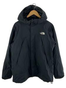 THE NORTH FACE◆SCOOP JACKET_スクープジャケット/L/ナイロン/BLK/無地