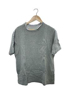 GOLDWIN◆Tシャツ/L/コットン/GRY/無地/GL60140P