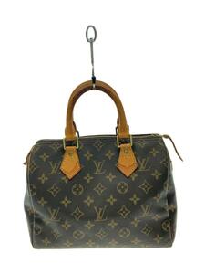 LOUIS VUITTON◆1)スピーディ25_モノグラム・キャンバス_BRW/PVC/BRW/総柄