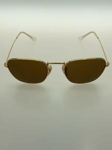 Ray-Ban◆サングラス/-/メタル/GLD/BLK/メンズ/RB3857