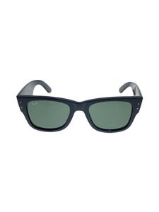 Ray-Ban◆サングラス/ウェリントン/プラスチック/GRN/BLK/メンズ/RB0840S-F