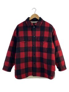 PENDLETON◆ジャケット/FREE/ウール/RED/チェック/9575-8301