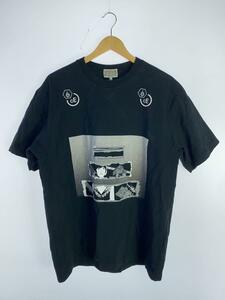 C.E(CAV EMPT)◆FLAMMABLE T/Tシャツ/XL/コットン/BLK/プリント