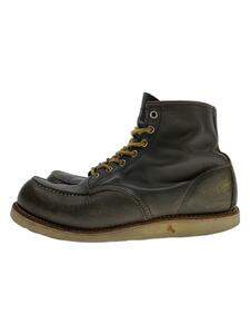 RED WING◆レースアップブーツ/27cm/KHK/レザー/8180