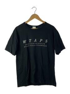 WTAPS◆Tシャツ/-/コットン/BLK