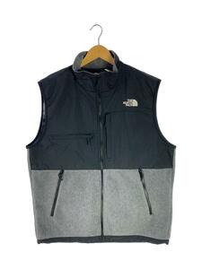 THE NORTH FACE◆DENALI VEST_デナリベスト/XL/ポリエステル/GRY