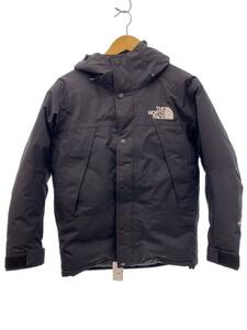 THE NORTH FACE◆MOUNTAIN DOWN JACKET_マウンテンダウンジャケット/XS/ゴアテックス/BLK/無地