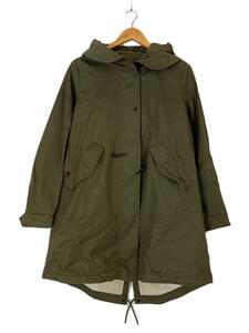 Woolrich◆20SS/OVER PARKA/モッズコート/S/コットン/カーキ/WWOU0235