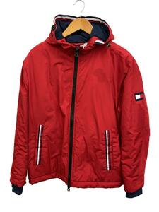 TOMMY HILFIGER◆ブルゾン/XL/ポリエステル/RED/MW0MW10317