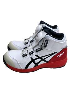 ASICS◆ハイカットスニーカー/25cm/WHT/PVC/1271A030-100