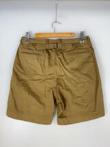 PHIGVEL◆UTILITY SHORTS/ショートパンツ/35/コットン/カーキ/ヘリンボーン_画像2