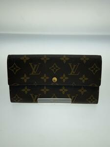 LOUIS VUITTON◆2)ポシェット・ポルト・モネ・クレディ_モノグラム・キャンバス_BRW/PVC/BRW/レディース