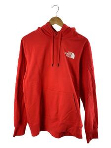 THE NORTH FACE◆パーカー/L/コットン/RED/無地