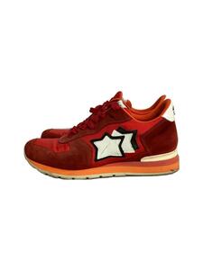 Atlantic STARS◆レザーパッチヒビ割れ/ローカットスニーカー/42/RED