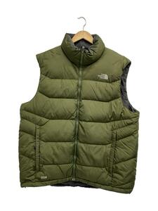 THE NORTH FACE◆ダウンジャケット/-/-/KHK/無地