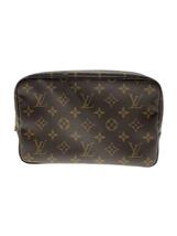 LOUIS VUITTON◆ルイヴィトン/M47524/トゥルース・トワレット23/モノグラム・キャンバス/PVC/ブラウン/汚れ有_画像1