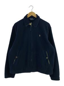 POLO RALPH LAUREN◆フリースジャケット/M/ポリエステル/NVY