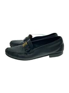 Salvatore Ferragamo◆ローファー/UK8.5/BLK/レザー/UR21040/型崩れ有り