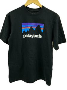patagonia◆Tシャツ/XS/コットン/BLK/プリント/STY39175SP19
