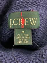 J.CREW◆セーター(厚手)/M/ウール/NVY/ボーダー_画像3