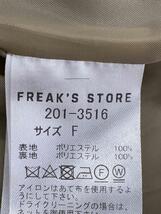 FREAK’S STORE◆トレンチコート/FREE/ポリエステル/KHK/無地/201-3516_画像5