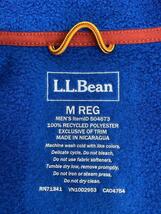 L.L.Bean◆フリースジャケット/M/ポリエステル/BLU/プルオーバー/ハーフジップ_画像3