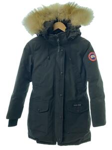 CANADA GOOSE◆TRILLIUM Parka/ダウンジャケット/S/ポリエステル/BLK/無地/6550LA