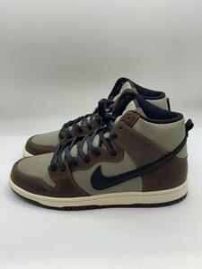 NIKE◆SB DUNK HIGH PRO/SBダンクハイプロ/ブラウン/BQ6826-201/27cm/BRW