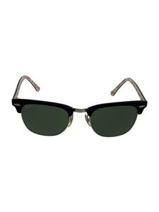 Ray-Ban◆CLUBMASTER/サングラス/プラスチック/BLK/BLK/メンズ/RB3016