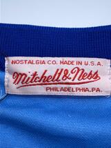 mitchell&ness◆半袖シャツ/SIZE:4XL/ポリエステル/BLU_画像3