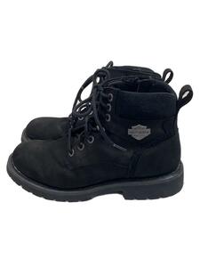 HARLEY DAVIDSON◆レースアップブーツ/US7.5/BLK/D96238