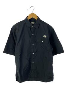 THE NORTH FACE◆S/S NUPTSE SHIRT_ショートスリーブヌプシシャツ/M/ナイロン/BLK