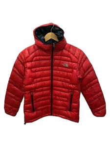 THE NORTH FACE◆FLASH HOODIE/M/ナイロン/RED/シミ全体的アリ