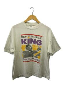 ANVIL◆80s-90s/REMENBERING KING/キング牧師/Tシャツ/XL/コットン/ホワイト