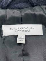 BEAUTY&YOUTH UNITED ARROWS◆コート/S/ウール/NVY/1225-104-8595/メルトンフードコート/_画像3