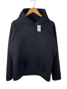 THE NORTH FACE◆TECH AIR SWEAT HOODIE_テックエアースウェットフーディ/L/ポリエステル/BLK/NT12285