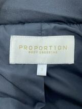PROPORTION BODY DRESSING◆ロングダウンジャケット/3/ポリエステル/BLK/121-6252100_画像3